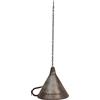 V-L7600-A INTERNATIONAL ART TRADING Biscottini Lampada a Sospensione Industrial Rustico Non elettrificato | Lampadario Vintage in Ferro Finitura Anticata, 34x29x30