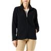 CMP Giacca in Pile Arctic Fleece a Tinta Unita, Donna, Nero-Ice, 42, Nero-Ice