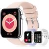 HXQHSTBG Orologio Smartwatch Donna,Fitness Smart watch Chiamate Bluetooth, Pedometro,SpO2, Notifiche, Activity Tracker,Impermeabil, Monitor del battito cardiaco,per Android iOS