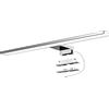 Azhien Lampada da specchio a LED per bagno, 10 W, 820 lm, 40 cm, bianco neutro 4000 K, montaggio 3 in 1, IP44, 230 V, lampada da specchio da 400 mm, nessuna luce tremolante per armadietto da bagno