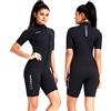 ZCCO Muta corta da uomo in neoprene 3 mm da donna con cerniera frontale per immersioni subacquee nuoto surf snorkeling