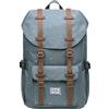 KAUKKO Ep5 Zaino daypack unisex, Grigio-71, Taille unique, Zaino