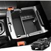 YEE PIN Wrangler jl 4xe Gladiator JL - Scatola portaoggetti per Jee*p Wrangler JL 2018-2023 2024 / Gladiator JL 2020+ organizer per console centrale braccioli, accessori con tappetino antiscivolo
