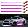 YM E-Bright 30CM 5050 12-SMD DC12V 4 Pezzi Impermeabile LED Striscia Luce, per Auto Interior & Esterno Decorazione DRL Giorno Luce di Esecuzione