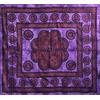 Seamar Telo Arredo Copritutto Grande Poseidon 220x240cm 100% Cotone Copri divano Gran foulard Batik Indiano (Viola)