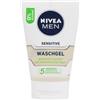 Nivea Men Sensitive Face Wash gel detergente lenitivo 100 ml per uomo