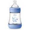 Chicco Biberon Perfect 5 con Valvola Anticolica 150ml - Azzurro