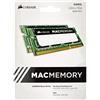 Corsair Mac Memory SODIMM 16GB (2x8GB) DDR3L 1600MHz CL11 Memoria per Sistemi Mac, Qualificata Apple , Nero