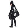 Rubie's Rubies Superheroe Skeletto per bambini e bambine, mantello e maschera, ufficiale halloween, carnevale e compleanno