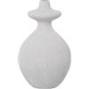 DRW Vaso da tavolo in Ceramica in Grigio Sabbia 24x40cm