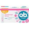 o.b. Originale normale (7 x 32 pezzi), tamponi per giorni medio-forti, con scanalature curve per una protezione affidabile e una sensazione di pulizia
