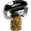 YUET Apriscatole Elettrico, Gadget da Cucina Forte e Resistente, Nero | Automatico Apertura, Portatile per Nuovi Barattoli Sigillati, per Avere le Mani Libere e Fare Meno Sforzo