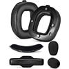 defean A40 TR Mod Kit - defean Cuscinetti di ricambio per cuffie e archetto compatibili con cuffie Astro Gaming A40 TR, cuscinetti auricolari, schiuma con cancellazione del rumore ad alta densità, spessore