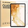 KLWAINM [2 Pezzi] Pellicola Protettiva Compatibile con Samsung Galaxy Tab S9 FE/S9/S8/S7 11 Pollici Tablet Vetro Temperato, Durezza 9H Anti-Graffio Trasparente HD Senza Bolle