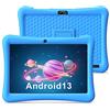EagleSoar Tablet Bambini 10 Pollici Android 13 Tablet per Bambini Quad Core 3GB RAM 32GB ROM 6000mAh Tablet WiFi Bluetooth Controllo Parentale Apprendimento Educazione Tablet PC con Custodia (Blu)