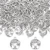 SUNNYCLUE 1 Scatola 100 Pezzi Ciondoli Albero Della Vita Bulk Ciondoli Rotondi Piatti In Lega Stile Tibetano per Creazione di Gioielli Fai Da Te Ciondola Collana Bracciale Orecchini Accessori