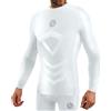 sesto senso Maglietta Sportiva da Uomo a Maniche Lunghe Biancheria Intima Termica a Compressione XXL/3XL Red Rosso