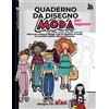 Pink Moon.Tales Quaderno Da Disegno Moda per Ragazze/ Album per schizzi di diegni e per la creazione di vestiti con modelli modello, figure a silhouette per bambini/: ... acquerelli/ Carta di grandi dimensioni