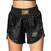 LEONE 1947, Pantaloncino Kick-Thai, Donna, Nero, S, ABE21