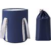 XSEXO Secchio Pieghevole, 30 * 36 cm Vasca da viaggio portatile Vasca da bagno portatile Bacino da ammollo portatile Foot Spa Foot Soak Bacino per pedicure Campeggio all'aperto