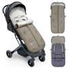 Interbaby Sacco Passeggino Invernale Universale Interbaby | Copri Passeggino Universale Morbida | Sacco Termico per Ovetto Rimovibile, Doppia Apertura, Facile da Lavare, Materiali Anallergici, Cactus Verde