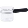 Fackelmann Caraffa adattabili Speciale Microonde, Vetro, Nero, 19 x 9,5 x 8 cm