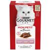 Gourmet Purina Gourmet Mon Petite Intense multipack 6 x 50 g - selvaggina - fegato - manzo - 1° ORDINE? scegli lo sconto BZR5 / BZR20 + 200 punti fedeltà