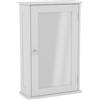 Bath Vida Home Discount® Bagno Armadio Sportello a Specchio da Parete, Colore: Bianco