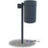 Cestino con portacenere per arredo urbano h287_120