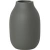 blomus Vaso COLORA S in gres, Agave Green, realizzato con lavorazione manuale, vaso da tavolo elegante e decorativo, salvaspazio (H/L/P: 15 x 10,5 x 10,5 cm, Agave Green, 65905)
