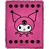 Northwest Coperta in tessuto jacquard, 116,8 x 152,4 cm, Kuromi Sugar and Skulls