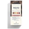 PHYTO (LABORATOIRE NATIVE IT.) Color Kit 6,77 Marrone Chiaro Cappuccino Latte Rivelatore 50ml + Crema Colorante 50 Ml + Maschera Protettiva Colore 12ml + Guant
