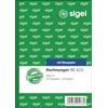 Sigel RE625 - Registro A6, 2 x 50 fogli, carta copiativa, 1 pz Carta blu, 1 pz A6