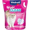 Vitakraft Magic Clean Classic, lettiera per gatti non agglomerante, a base di sfere minerali, azione antibatterica, a basso rilascio di polvere, sufficiente per 8 settimane (1x 8,4l)