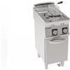 Friggitrice elettrica 8 LT + 8 LT. Resistenza Rotanti _ Freestanding su vano chiuso Dim.cm. 40x70x90H. - Potenza 14Kw.