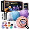 GobiDex Pietra Naturale e Cristalli, Minerali da Collezione, Caccia al Tesoro Lunare, Archeologia, Geologia, Scienza, Sistema Solare, Regalo del Pianeta, Kit di Scavo per Bambini dai 6 7 8 9 10 Anni