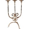 Biscottini Candeliere Vintage, Portacandela Ferro battuto, Lanterna da Interno da arredo, Porta Candela da Tavolo, Portacandele Shabby Chic Artigianale