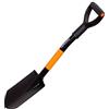MIVOS Vanga a Punta in Acciaio Temprato - 75 cm - Mini Vanga Con Manico in Metallo e Manico a D - Pala da Giardino - Piccola per Lavori di Giardinaggio e Costruzione - Made in EU