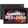 SGIN Tablet 10,1 pollici 4 GB di RAM 64 GB di ROM (TF Espandibile 256 GB), Android 11 Tablet Touch Octa-Core 2.0GHz, 1280 * 800 IPS HD, GPS, WiFi, batteria 6000 mAh