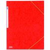 Elba 100200921 - Cartellina con elastico, formato A4, colore: rosso
