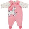 Fs - Baby TUTINA NEONATO CINIGLIA SALOPETTE MANICA LUNGA ZEBRA