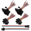 HUAZIZ 30 Pairs 15cm JST SM 3-Pin Plug Maschio a Femmina Cavo El Cavo Adattatore, 22 AWG JST 3-Pin Adattatore Micro Elettrico Spina Connettore Maschio e Femmina