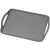 Kesper 77207 Vassoio da Portata, Slip-Stop, Grigio