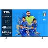 TCL Serie P63 4K Ultra HD 75"" 75P635 Dolby Audio Google TV 2022"