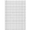 Brunnen 102142850 - Carta per cancelleria, formato A4, a quadretti con bordo interno ed esterno, rigatura 28, 80 g/m², 50 fogli sigillati)