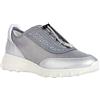 Geox Women's D Alleniee Sneaker, Lt Grey Silver, 37 EU