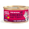 Edgard & Cooper Bocconcini in Salsa Pollo e Tacchino per Gatti Senior 85 g