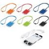 Porta badge con cordino e supporto cellulare personalizzate o neutre