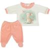 Fs - Baby TUTINA NEONATO NASCITA IN CINIGLIA 2 PEZZI - CONIGLIETTO