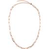 styleBREAKER Catena da Donna in Acciaio Inossidabile Senza Pendente con Catena a Maglie grezze, Collana, Collana, Gioielli 05030064, Colore:Rosa Oro